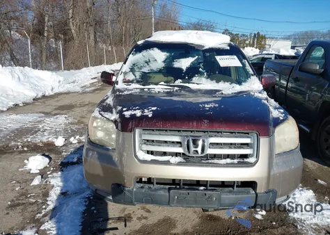2007 Honda Pilot Ex из США, поврежденный, VIN 2HKYF18417H511115